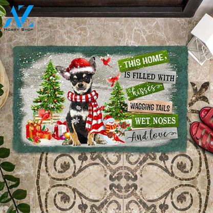 This Home Is Filled With Kisses Chihuahua Doormat