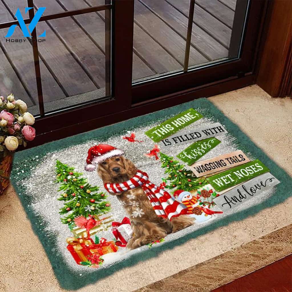 This Home Is Filled With Kisses Cocker Spaniel Doormat