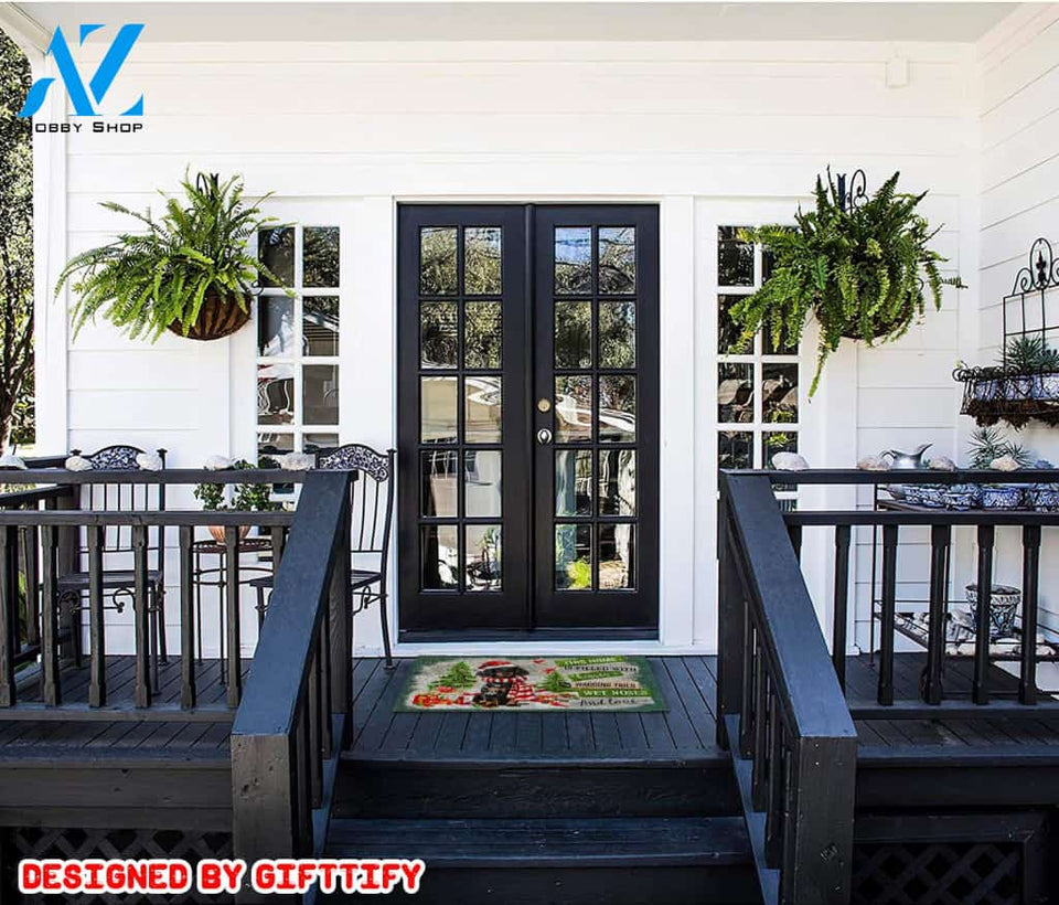 This Home Is Filled With Kisses English Bulldog Doormat