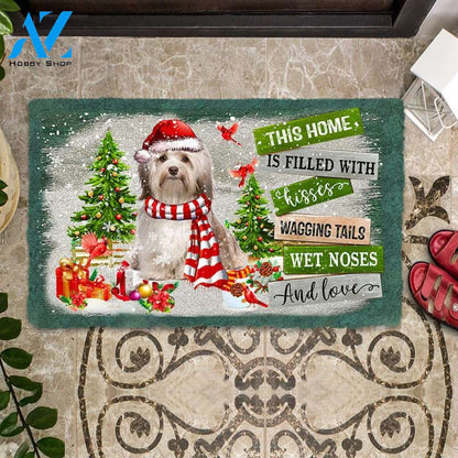 This Home Is Filled With Kisses Havanese Doormat