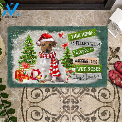 This Home Is Filled With Kisses Jack Russell Terrier Doormat
