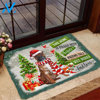 This Home Is Filled With Kisses Staffordshire Bull Terrier Staffy Doormat