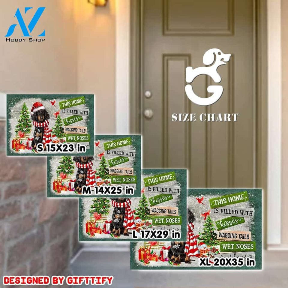 This Home Is Filled With Kisses Yellow Labrador Retriever Doormat