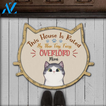 This House Is Ruled By These Tiny Furry Overlords, Personalized Doormat