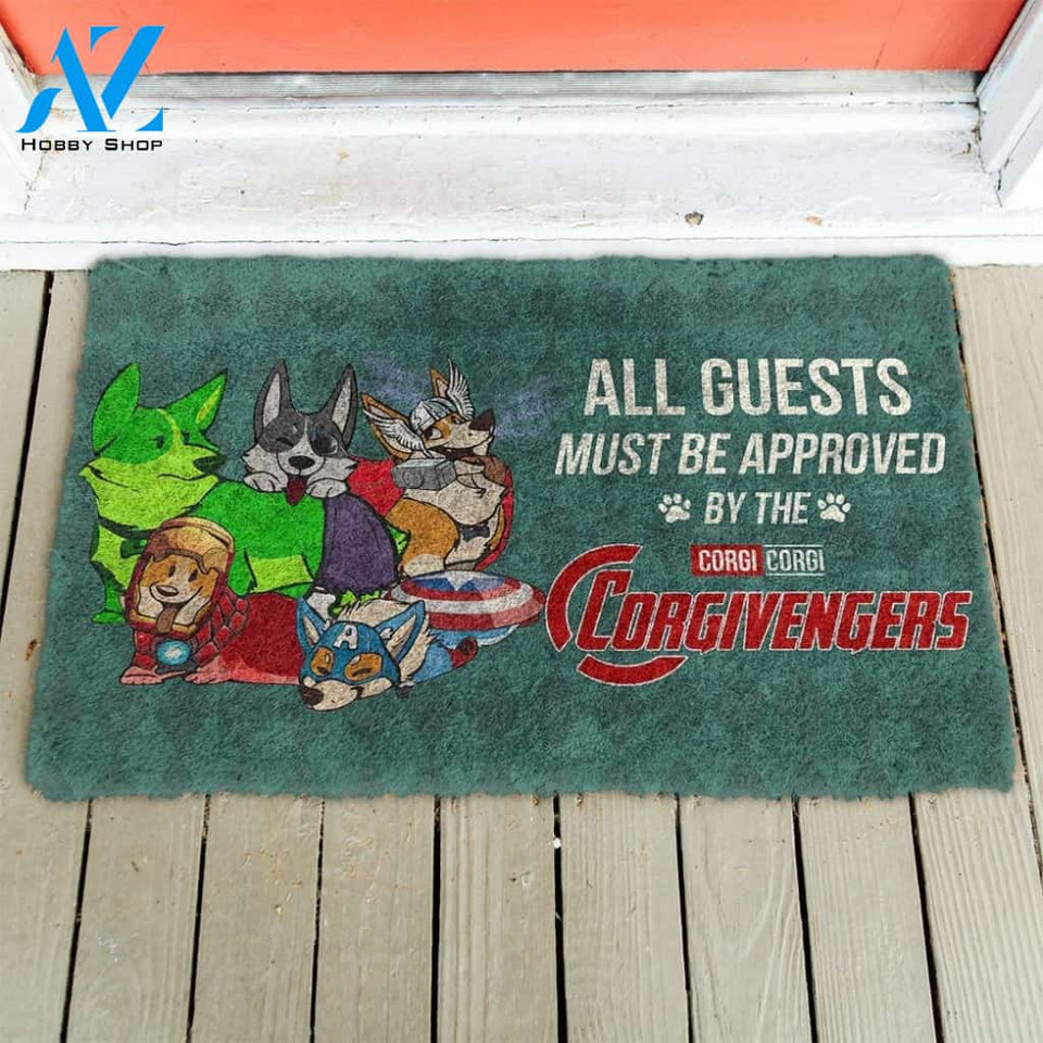 Gearhumans Gearhuman 3D This House Protected By Corgi Doormat