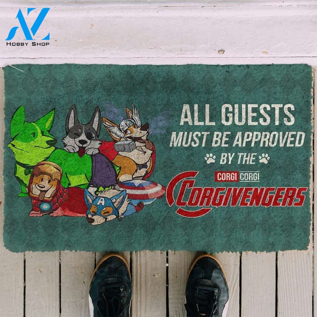 Gearhumans Gearhuman 3D This House Protected By Corgi Doormat