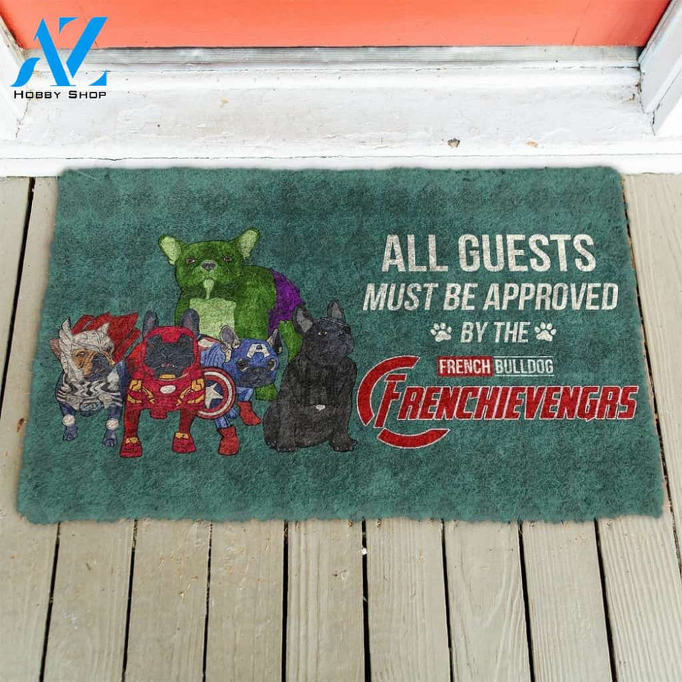 Gearhumans Gearhuman 3D This House Protected By Frenc Bulldog Doormat