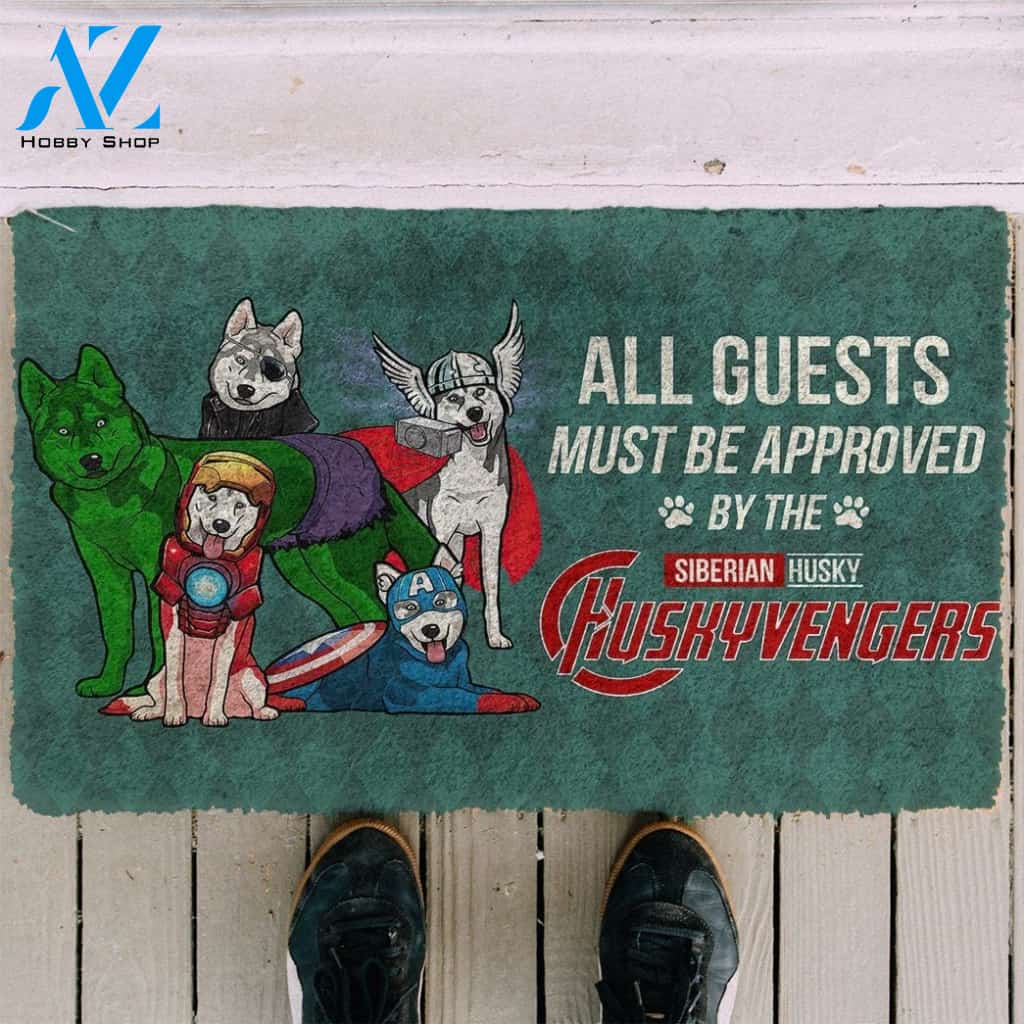 Gearhumans Gearhuman 3D This House Protected By Husky Doormat