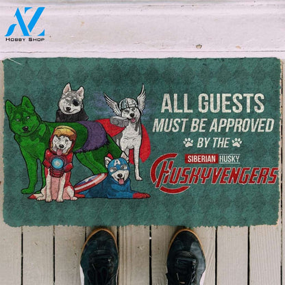Gearhumans Gearhuman 3D This House Protected By Husky Doormat