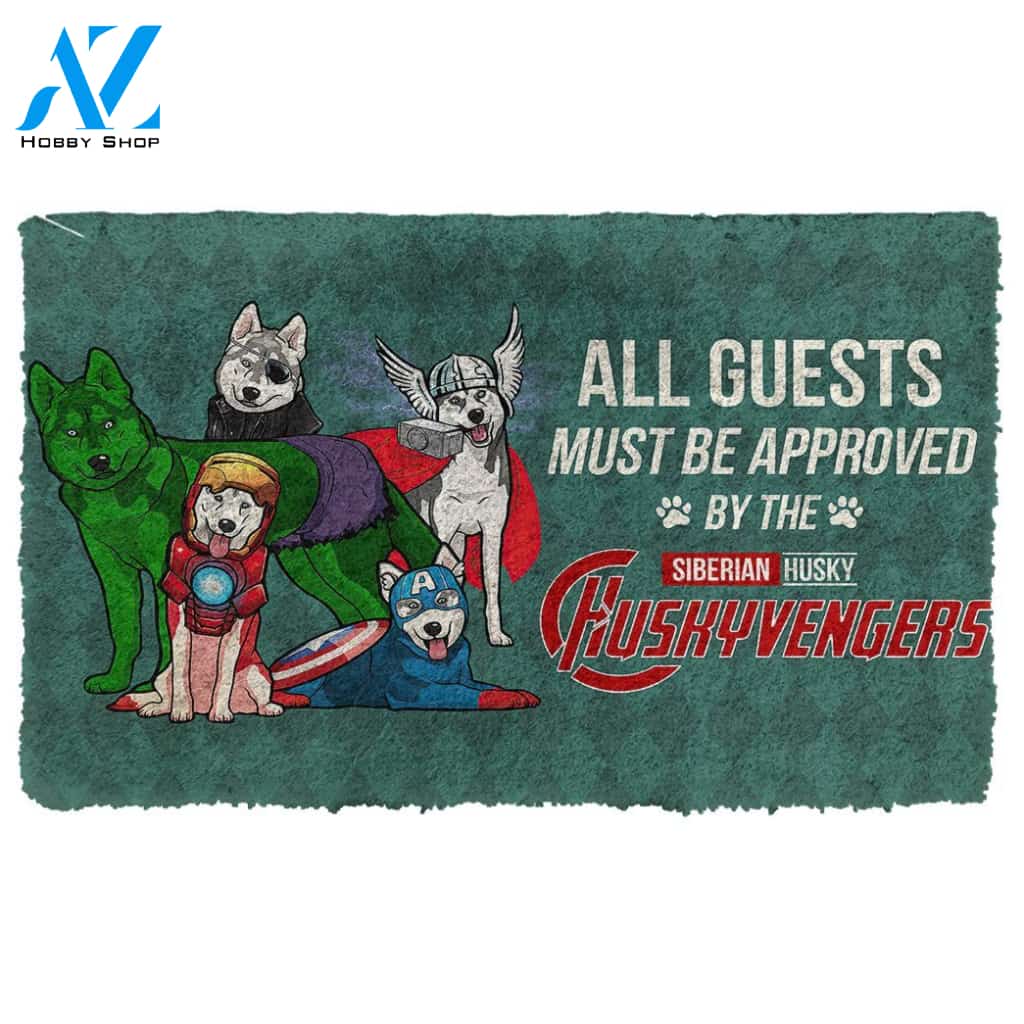 Gearhumans Gearhuman 3D This House Protected By Husky Doormat