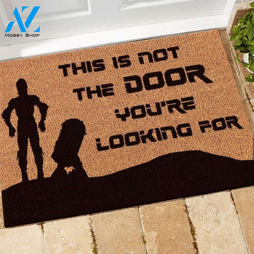 This Is Not The Door You’re Looking For Doormat | Welcome Mat | House Warming Gift