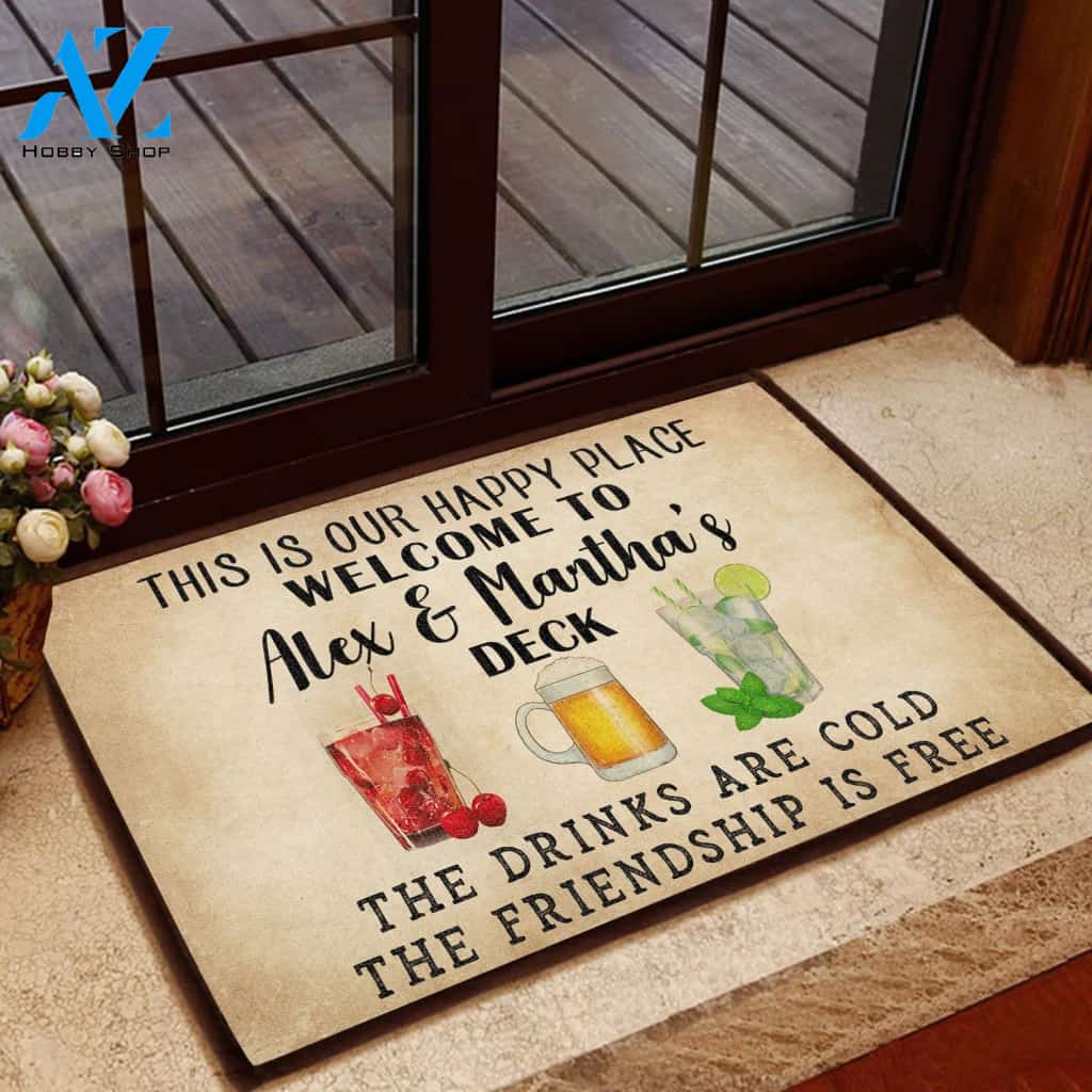 This Is Our Happy Place All Over Printing Doormat