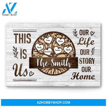 This Is Us, Family Custom Poster/Canvas, Gift For Family