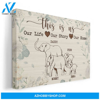 This Is Us, Family Custom Poster/Canvas, Gift For Family