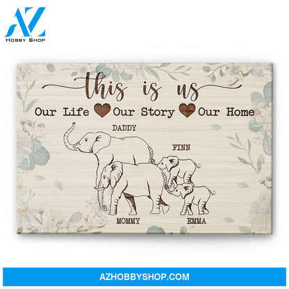 This Is Us, Family Custom Poster/Canvas, Gift For Family