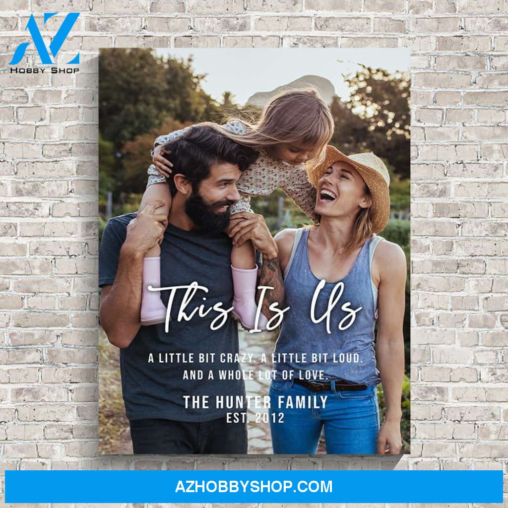 This is Us Family Photo Premium Canvas
