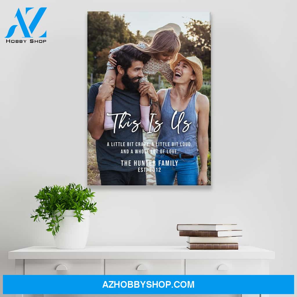 This is Us Family Photo Premium Canvas