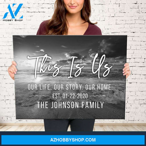 This Is Us Ocean Sunset Premium Canvas