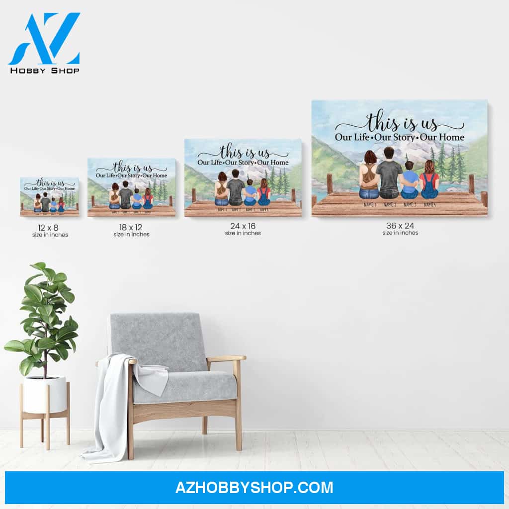 This Is Us Our Life Our Story Our Home Canvas & Poster