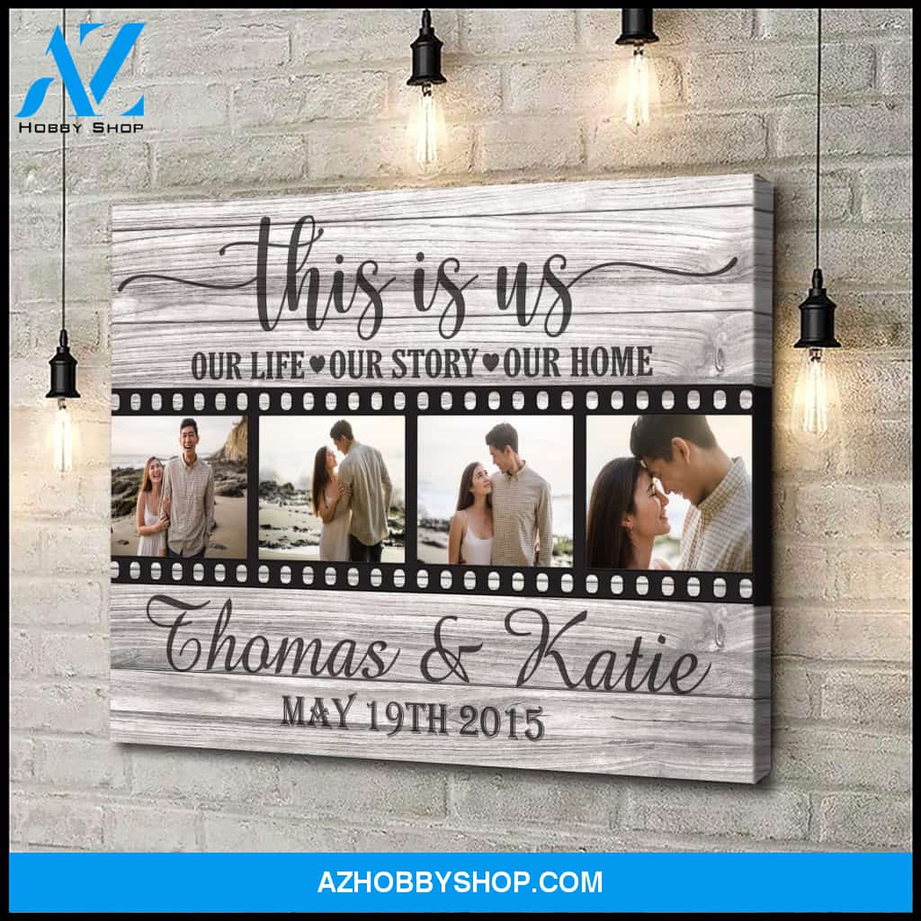 This is us our life our story our home - Matte Canvas