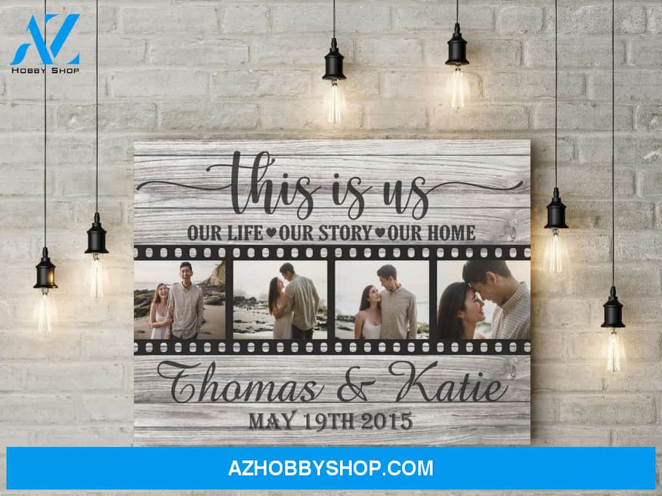 This is us our life our story our home - Matte Canvas