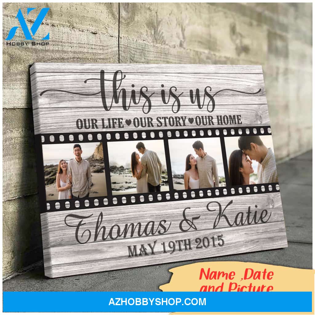 This is us our life our story our home - Matte Canvas