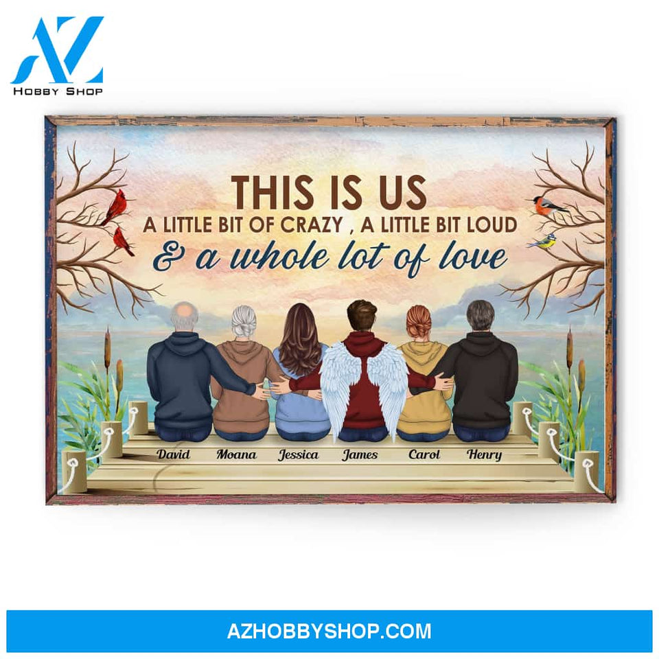 This Is Us - Personalized Poster/Canvas - Memorial Gift For Family Members