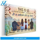 This Is Us - Personalized Poster/Canvas - Memorial Gift For Family Members