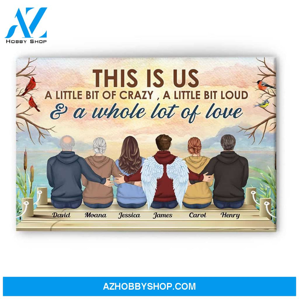 This Is Us - Personalized Poster/Canvas - Memorial Gift For Family Members