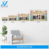 This Is Us - Personalized Poster/Canvas - Memorial Gift For Family Members