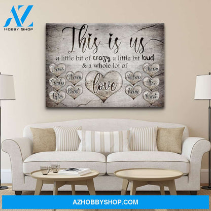This Is Us Personalized Premium Canvas V2