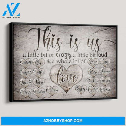 This Is Us Personalized Premium Canvas V2