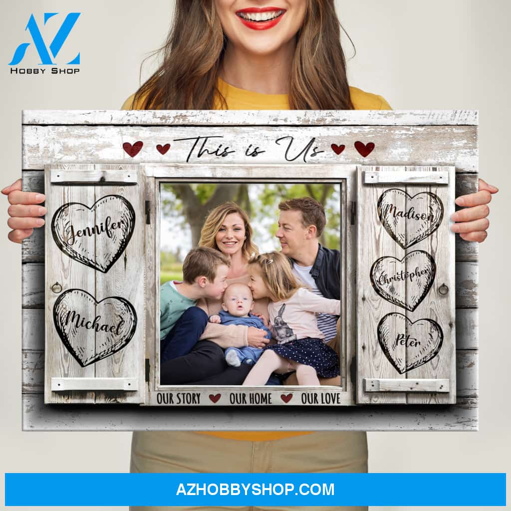 This Is Us Shutters Premium Canvas