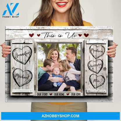 This Is Us Shutters Premium Canvas