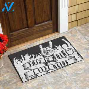 This is where i feel alive Doormat | Welcome Mat | House Warming Gift