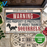 This Property Is Protected All Over Printing Doormat | Welcome Mat | House Warming Gift