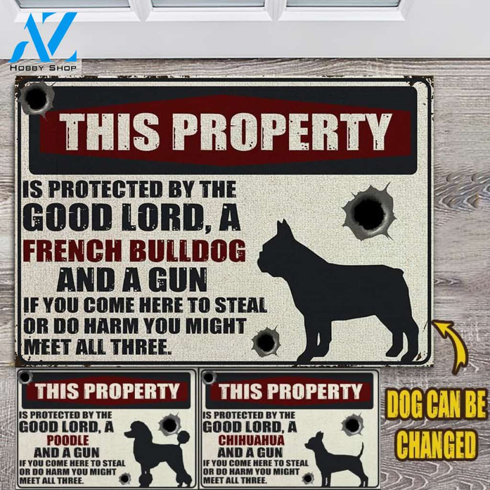 This Property Protected Personalized Doormat | Welcome Mat | House Warming Gift