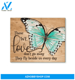Those We Love Butterfly Horizontal Canvas