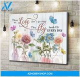 Those We Love Butterfly Wall Art Canvas