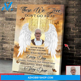 Those We Love Don't go Away Upload Photo Personalized Canvas