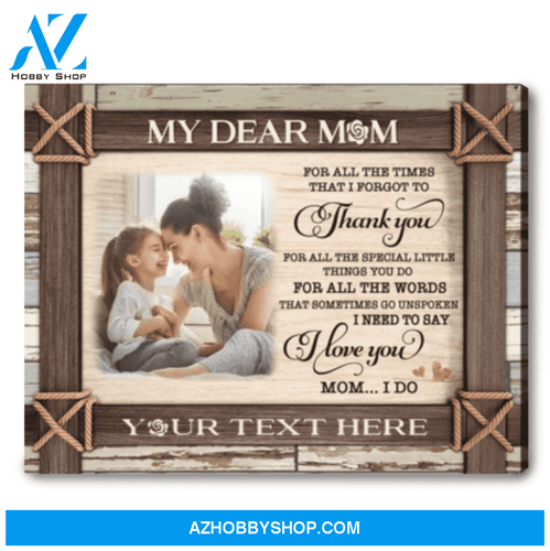 Thoughtful Birthday Gifts For Mom From Daughter Customized Photo Wall Art