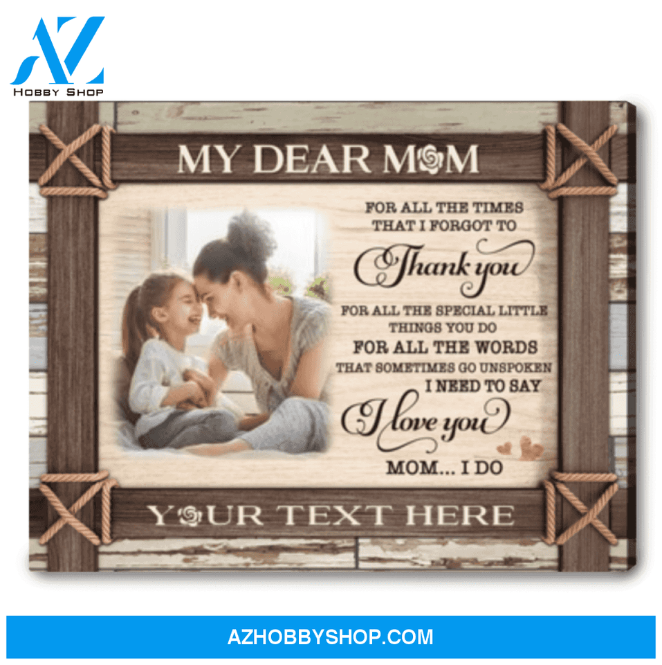 Thoughtful Birthday Gifts For Mom From Daughter Customized Photo Wall Art