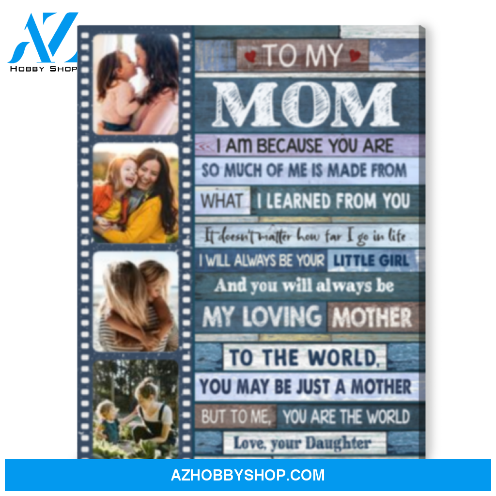 Thoughtful Daughter Gift To Mother Customized Mother's Day Gift Canvas