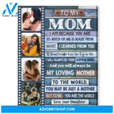 Thoughtful Daughter Gift To Mother Customized Mother's Day Gift Canvas