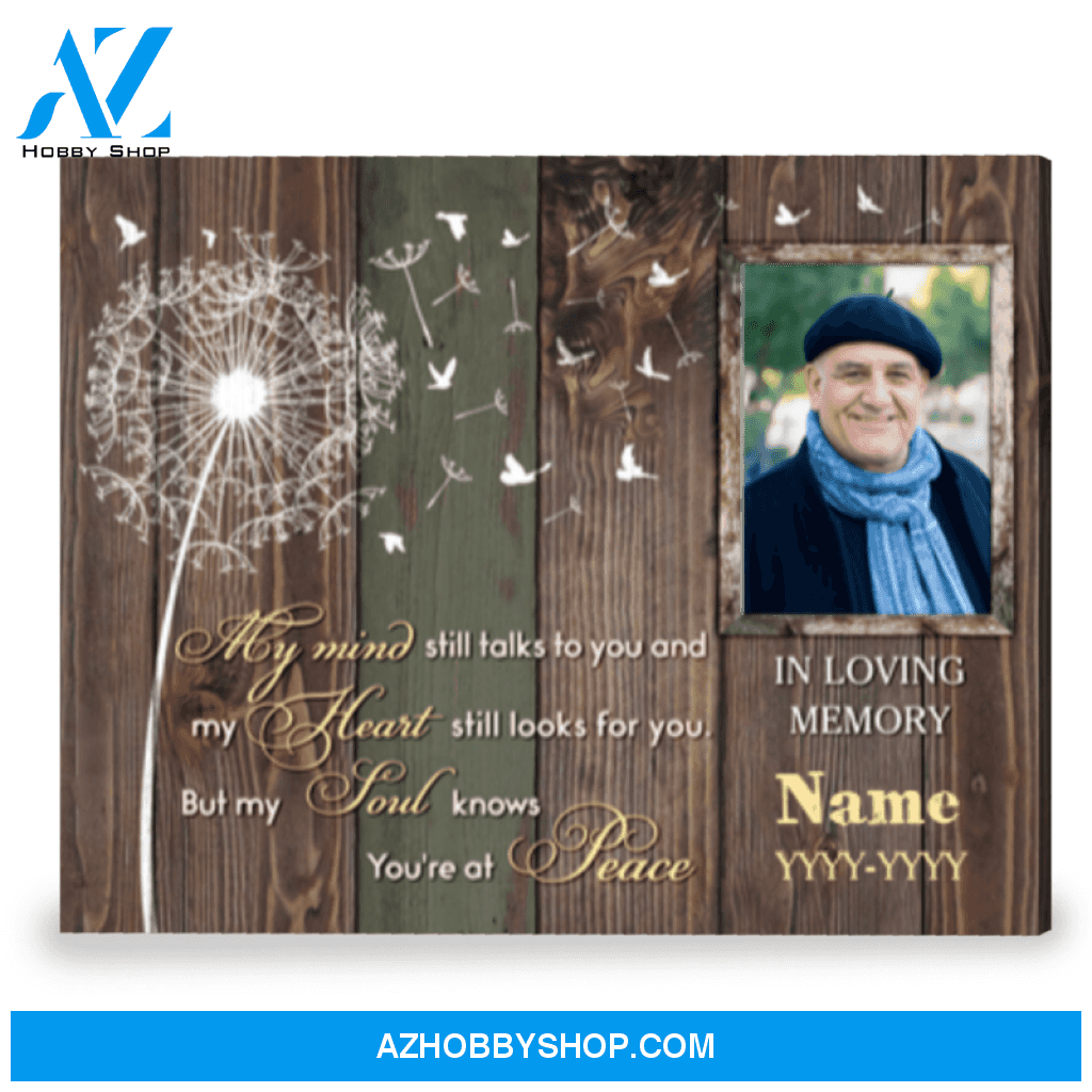 Thoughtful Gift Idea For Sympathy Personalized Memorial Art Canvas