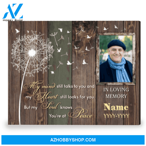 Thoughtful Gift Idea For Sympathy Personalized Memorial Art Canvas
