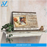 Thoughtful Wedding Gift The most wonderful thing Personalized Canvas Print