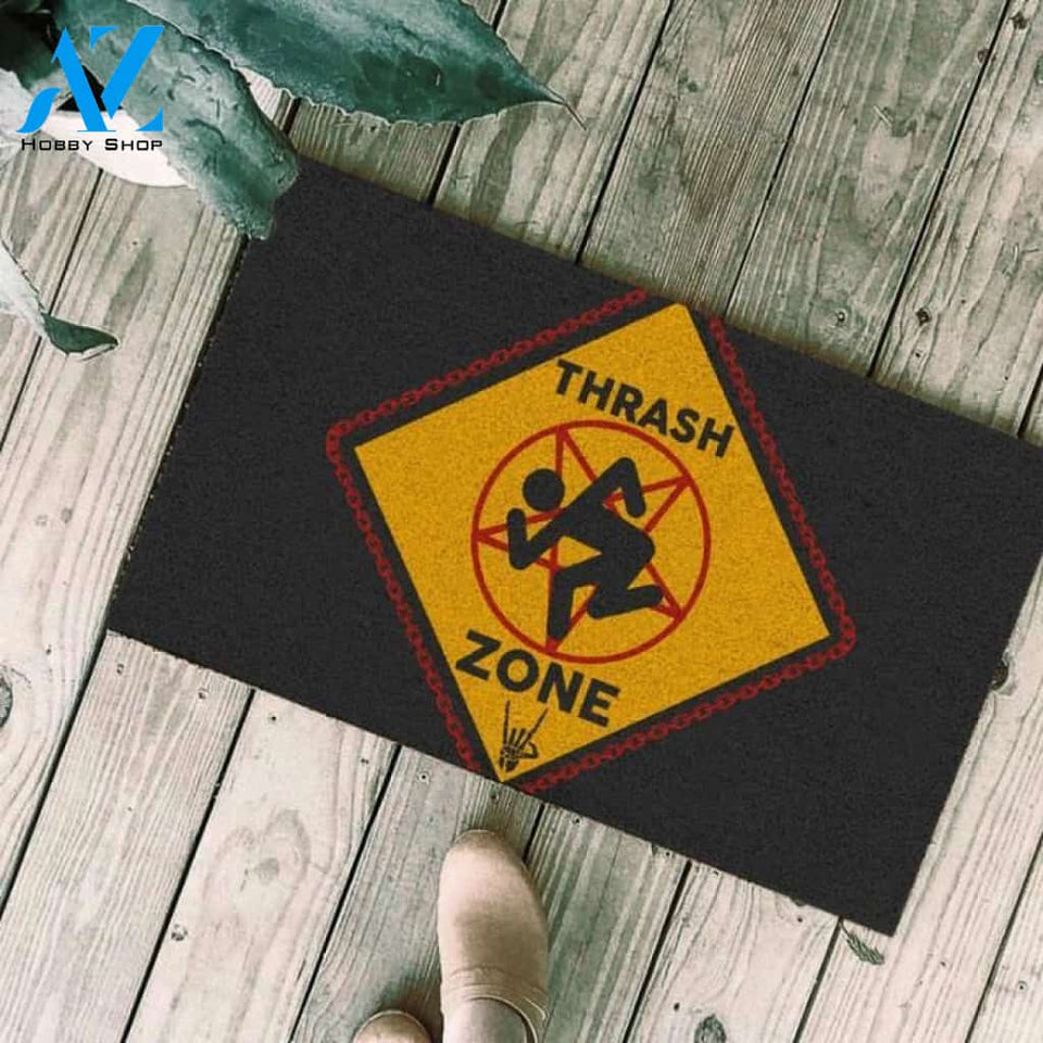Thrash zone Satan Doormat | Welcome Mat | House Warming Gift