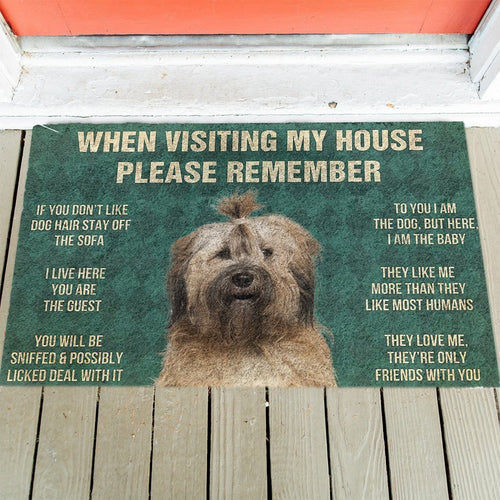 Tibetan Terrier's Rules Doormat