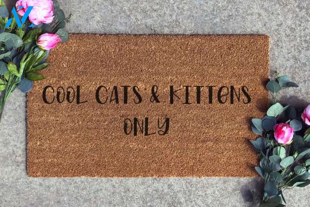 Tiger King Doormat - Funny Cool Cats & Kittens Welcome Mat - Funny Big Cat House Gift - Vacation Home Gift - Funny Home Decor